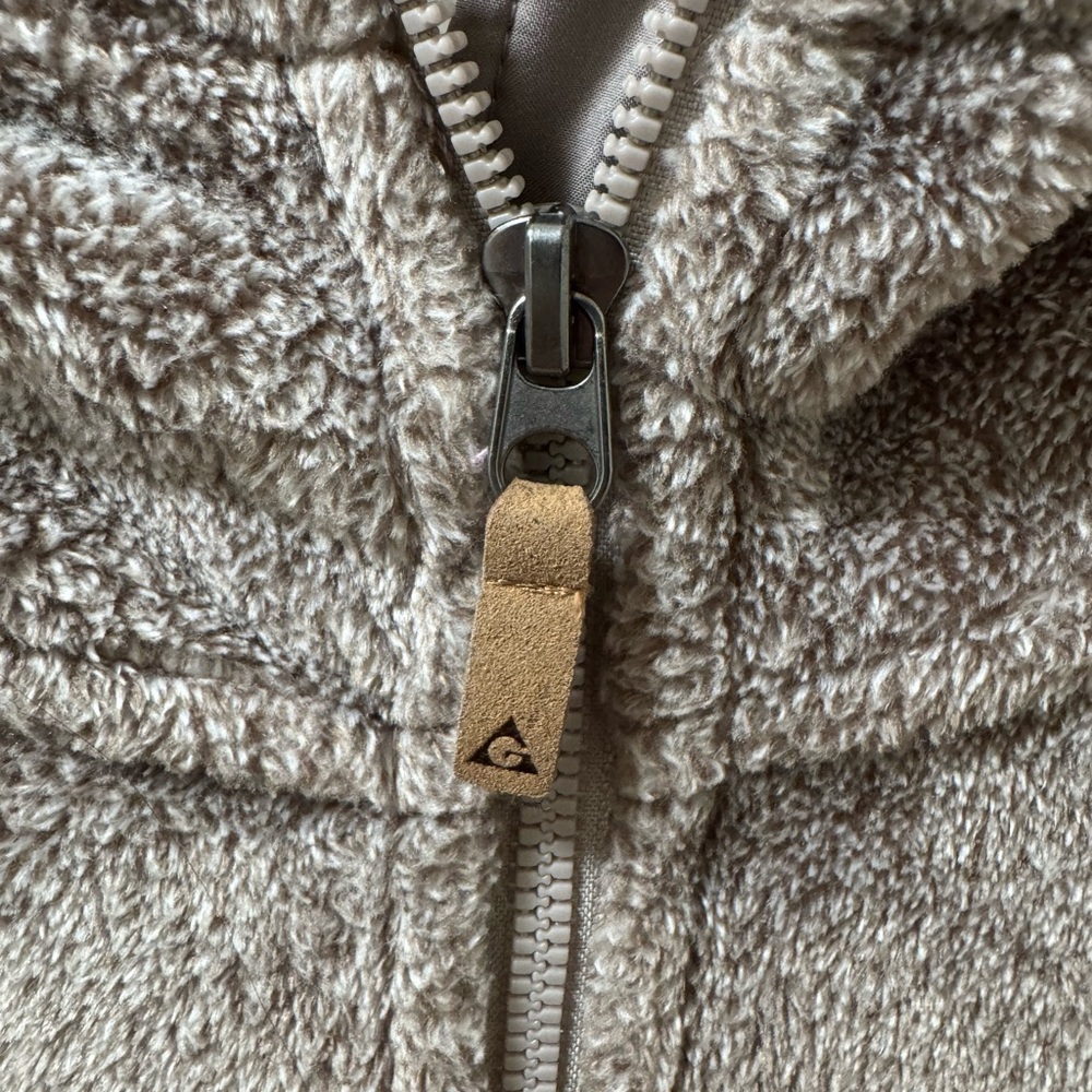 Gerry Women's Fleece 1/4-Zip Pullover Southwest Sherpa Fleece Gray Size Medium - Picture 3 of 6